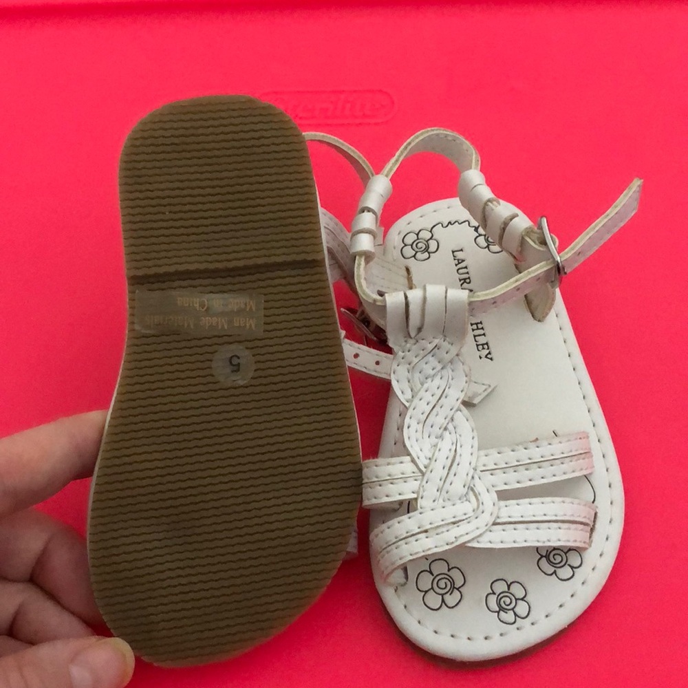 White sandal